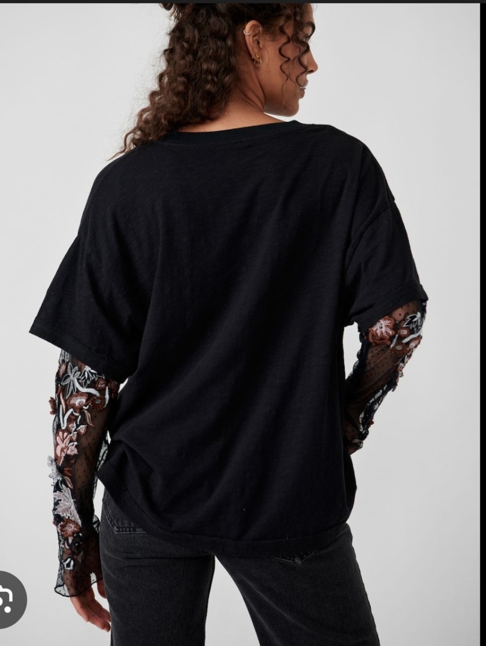 Free People Gardener Tee - SMALL NWT - Picture 3 of 15